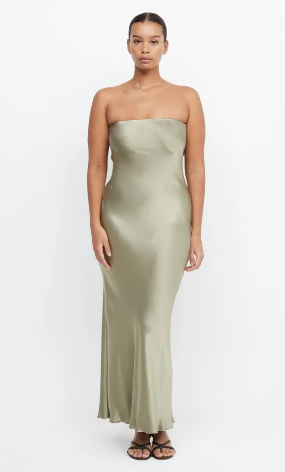 Women MOON DANCE STRAPLESS DRESS 8211 SAGE Bec Bridge Wedding Guest