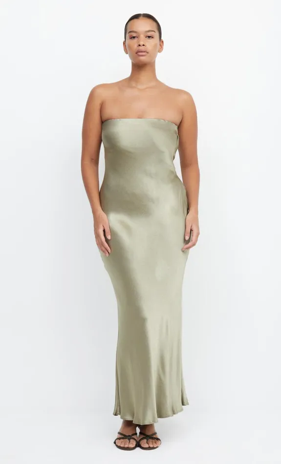 Women MOON DANCE STRAPLESS DRESS 8211 SAGE Bec Bridge Wedding Guest