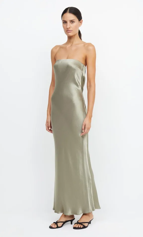 Women MOON DANCE STRAPLESS DRESS 8211 SAGE Bec Bridge Wedding Guest