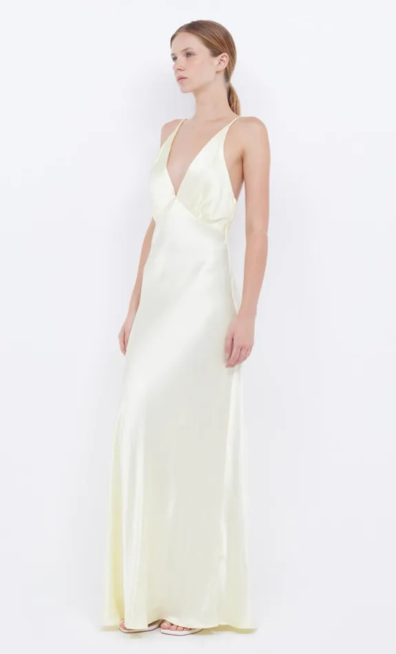 Women MOON DANCE V MAXI DRESS 8211 ICE YELLOW Bec Bridge Maxi Dresses