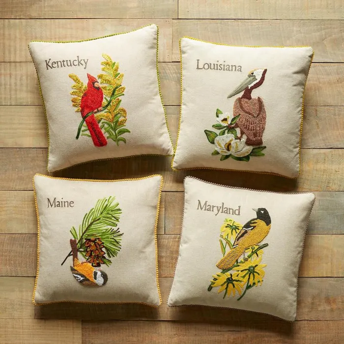 Women My Home State Pillows Alaska Sundance Catalog Decor