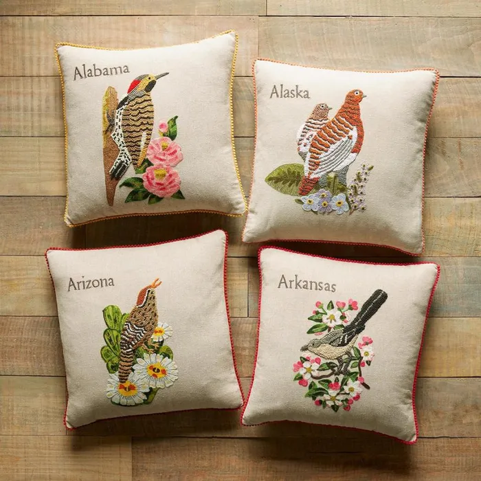 Women My Home State Pillows Alaska Sundance Catalog Decor