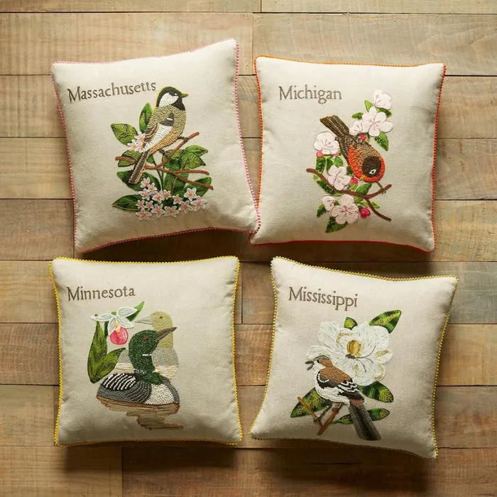 Women My Home State Pillows Alaska Sundance Catalog Decor