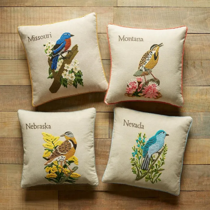 Women My Home State Pillows Alaska Sundance Catalog Decor
