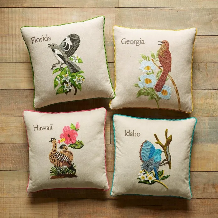 Women My Home State Pillows Alaska Sundance Catalog Decor