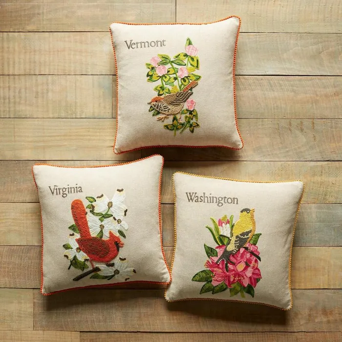 Women My Home State Pillows Alaska Sundance Catalog Decor