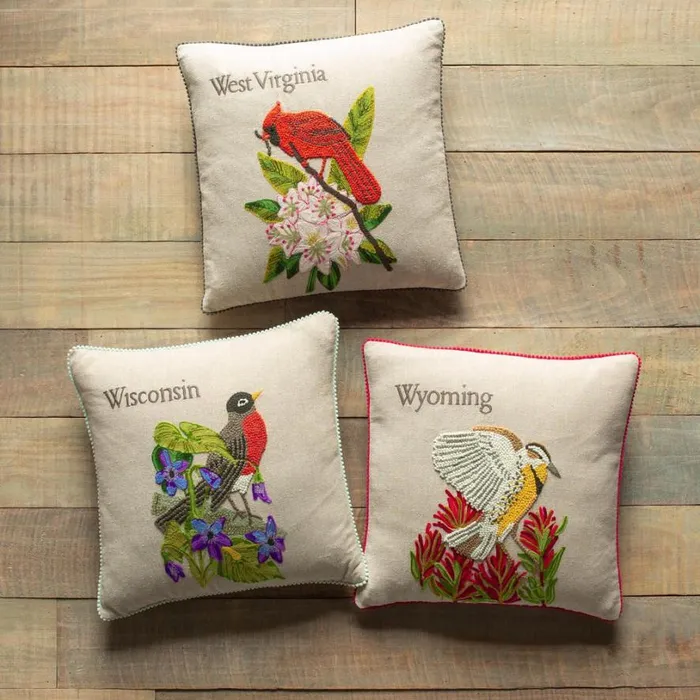 Women My Home State Pillows Alaska Sundance Catalog Decor