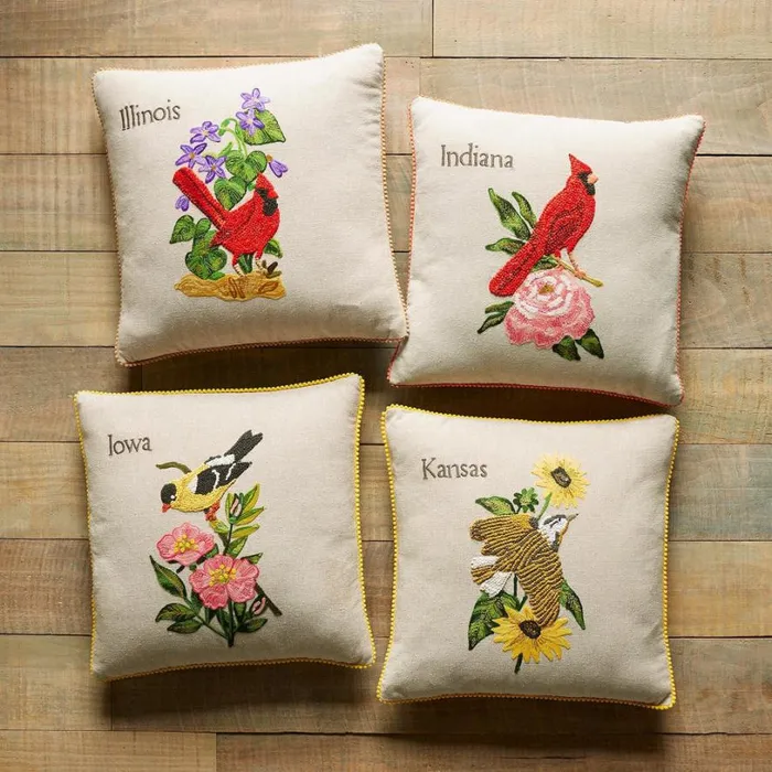 Women My Home State Pillows Alaska Sundance Catalog Decor