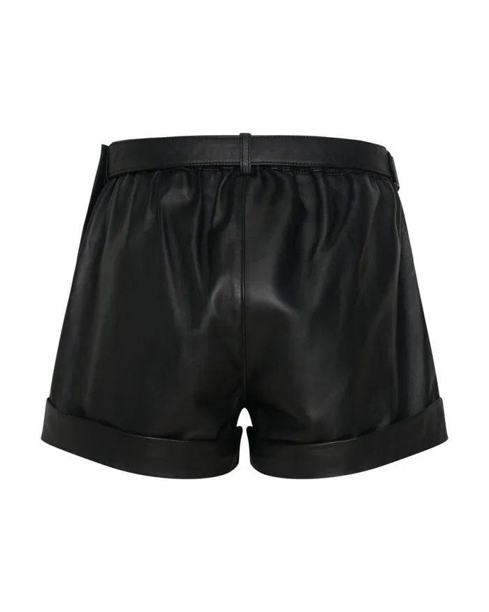 Women MYSTIC LEATHER EXPEDITION SHORTS One Teaspoon Bottoms Women MYSTIC LEATHER EXPEDITION SHORTS One Teaspoon Bottoms