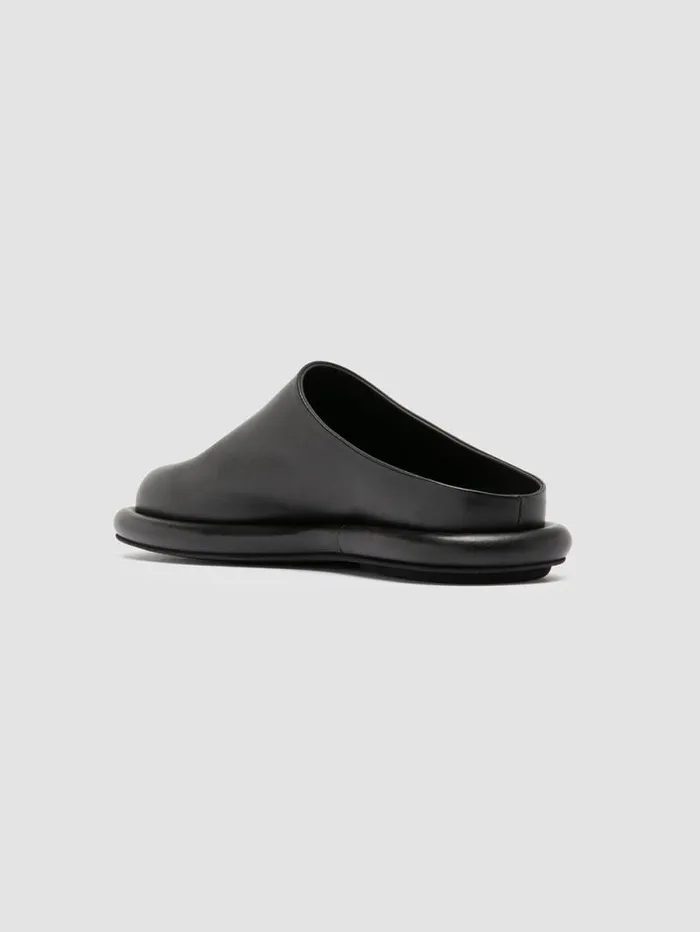Women Officine Creative Footwear ESTENS 107 Black Leather Mule Sandals