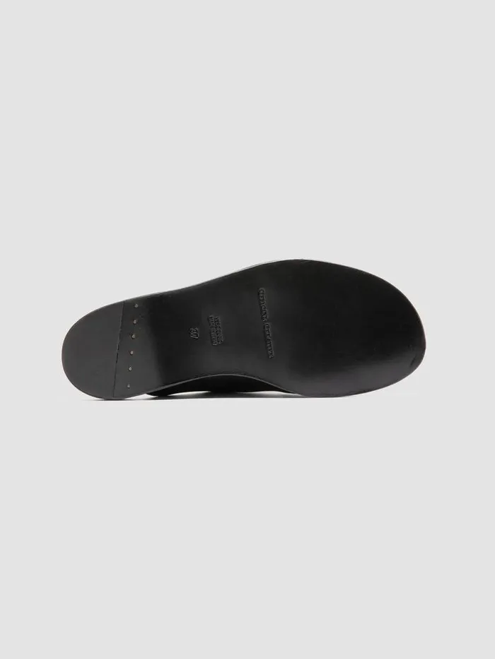 Women Officine Creative Footwear ITACA 049 Black Leather Slide Sandals Women Officine Creative Footwear ITACA 049 Black Leather Slide Sandals