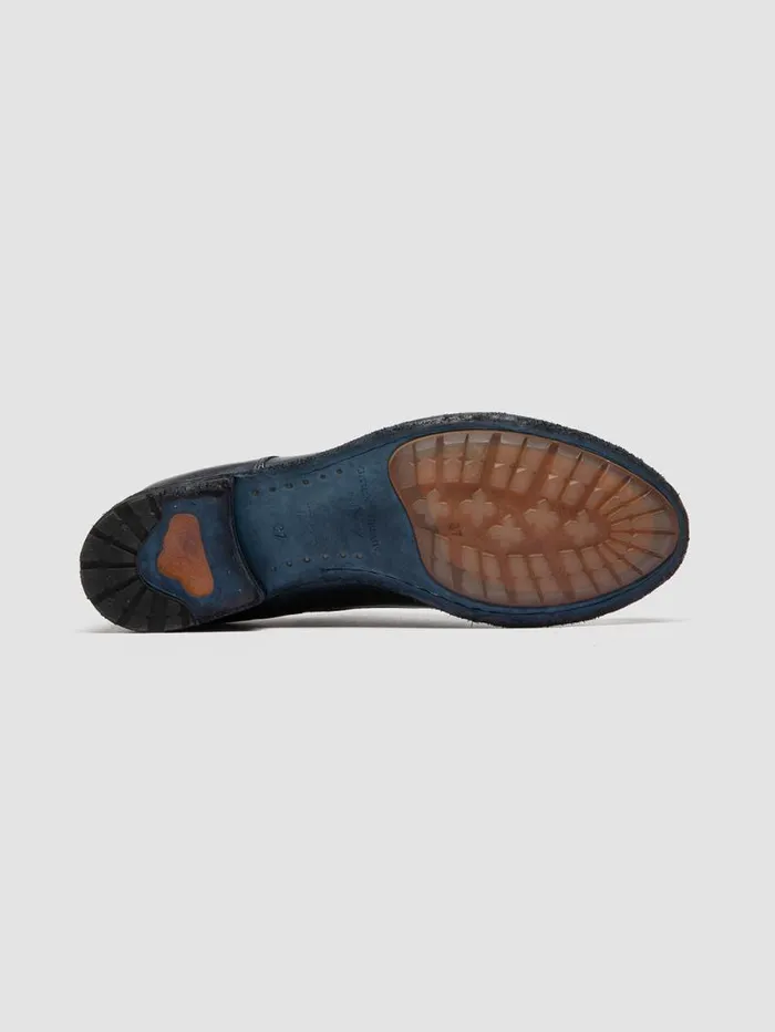 Women Officine Creative Footwear LEXIKON 012 Blue Leather Derby Shoes