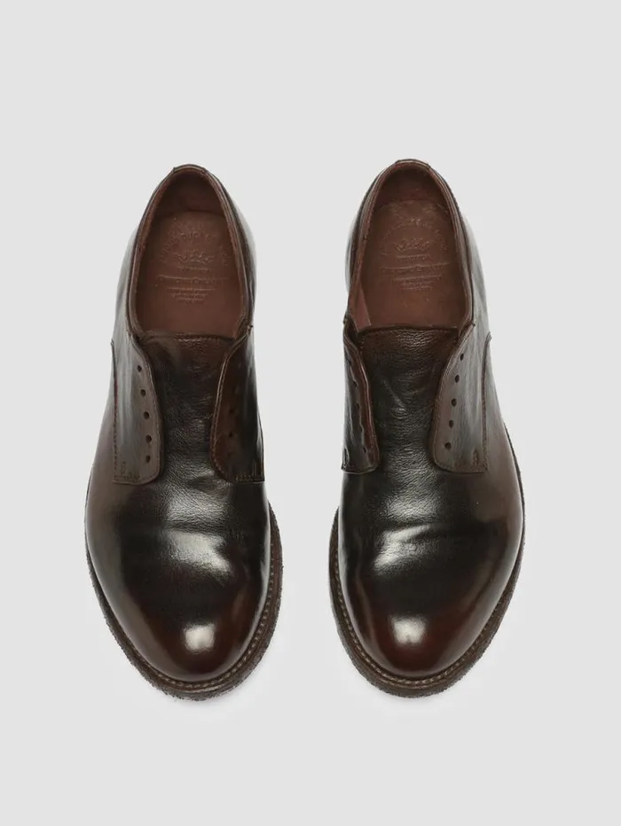 Women Officine Creative Footwear LEXIKON 012 Brown Leather Derby Shoes