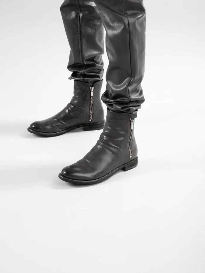 Women Officine Creative Footwear LEXIKON 097 Light Brown Leather And Shearling Ankle Boots
