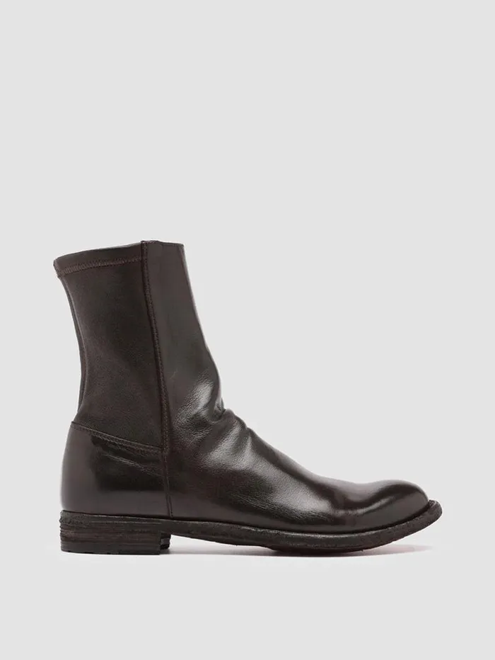 Women Officine Creative Footwear LEXIKON 135 Brown Leather Booties