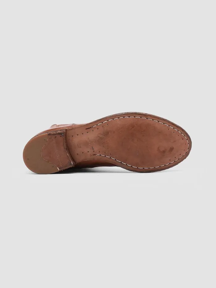 Women Officine Creative Footwear LEXIKON 528 Brown Leather Booties Women Officine Creative Footwear LEXIKON 528 Brown Leather Booties