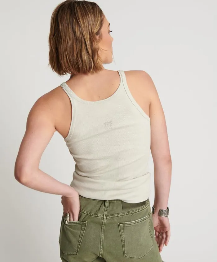 Women ONETEASPOON RIB SINGLET One Teaspoon Tees and Tanks
