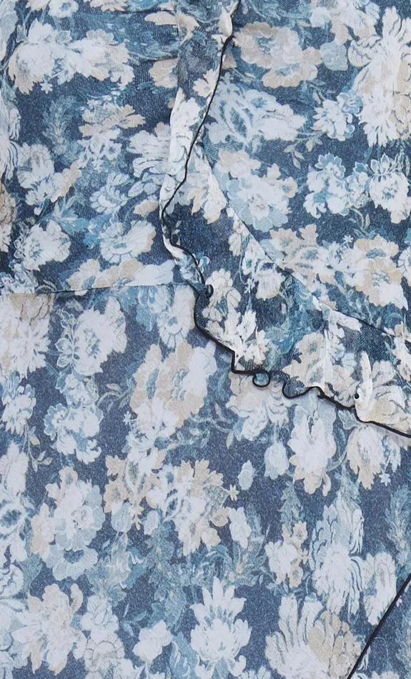 Women OPAL STRAPLESS MAXI DRESS 8211 DENIM FLORAL Bec Bridge Maxi Dresses