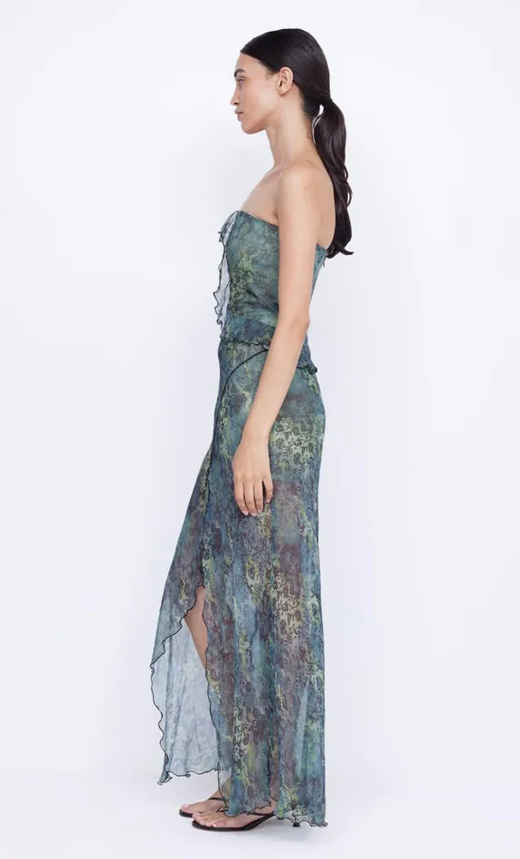 Women OPAL STRAPLESS MAXI DRESS 8211 NOUVEAU BLEUE Bec Bridge Prom Dresses