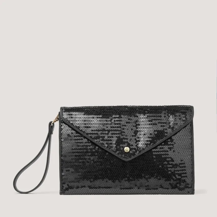 Women Ophelia Sequin Clutch Bag Fiorelli Occasion Bags