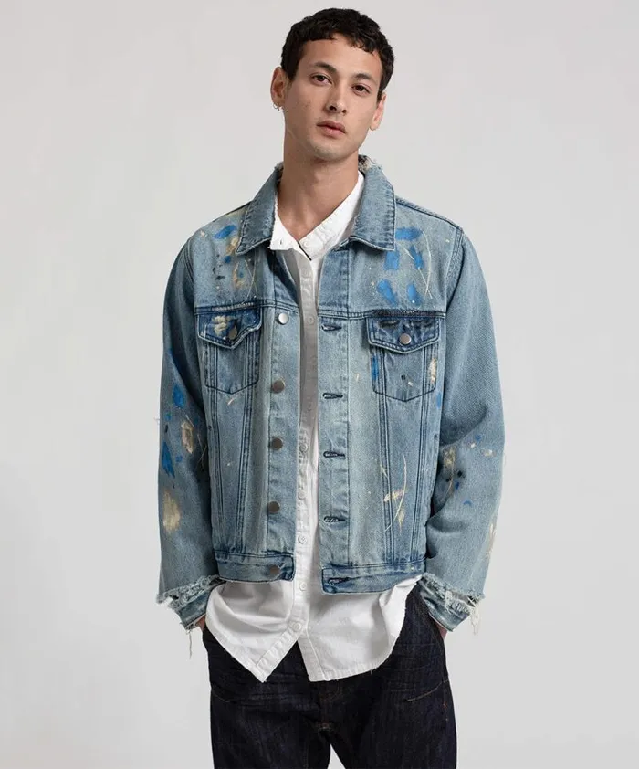 Women PAINTED DENIM JACKET One Teaspoon Denim Jackets Women PAINTED DENIM JACKET One Teaspoon Denim Jackets