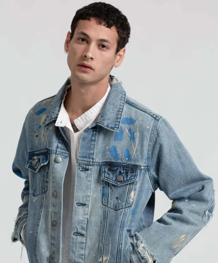 Women PAINTED DENIM JACKET One Teaspoon Denim Jackets Women PAINTED DENIM JACKET One Teaspoon Denim Jackets
