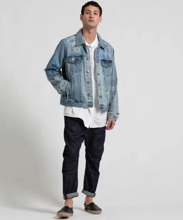 Women PAINTED DENIM JACKET One Teaspoon Denim Jackets Women PAINTED DENIM JACKET One Teaspoon Denim Jackets