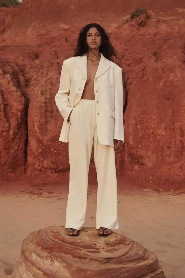 Women Pants DISSH CELINE CREAM PANT