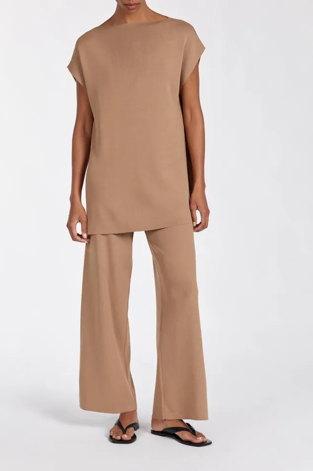 Women Pants DISSH MABLE TAN KNIT PANT