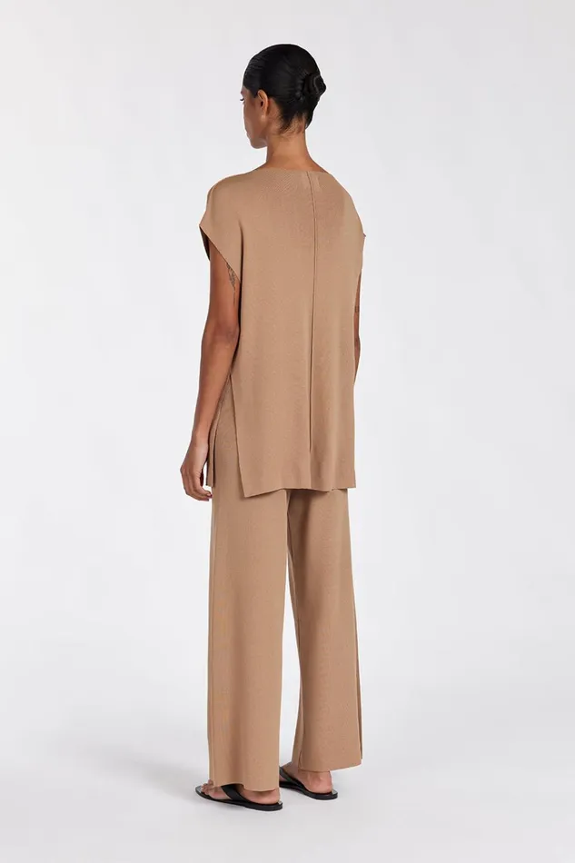 Women Pants DISSH MABLE TAN KNIT PANT