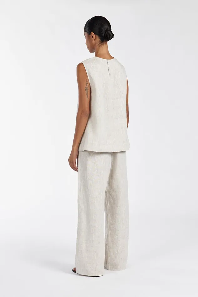 Women Pants DISSH NALA NATURAL ELASTIC WAIST PANT