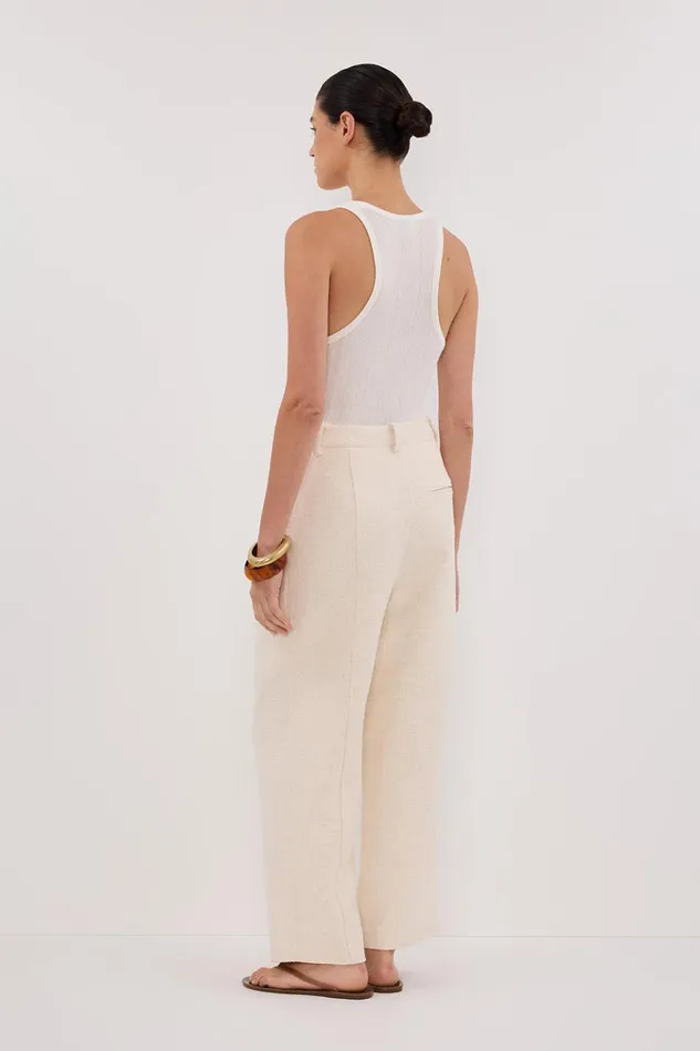 Women Pants DISSH NIA NATURAL OPEN WEAVE PANT