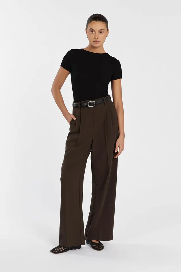 Women Pants DISSH ZENDAYA BITTER CHOC PANT