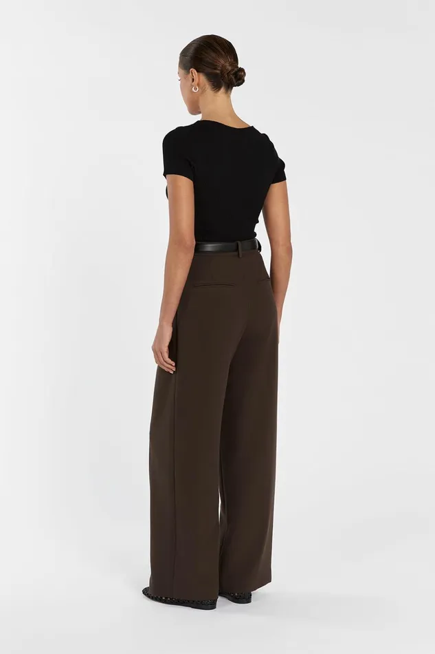 Women Pants DISSH ZENDAYA BITTER CHOC PANT