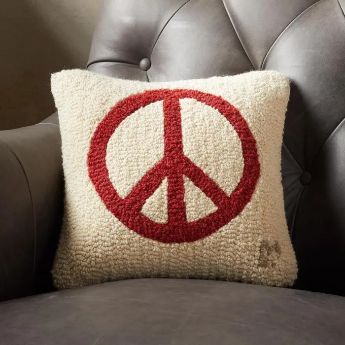 Women Peace On Earth Pillow Sundance Catalog Decor