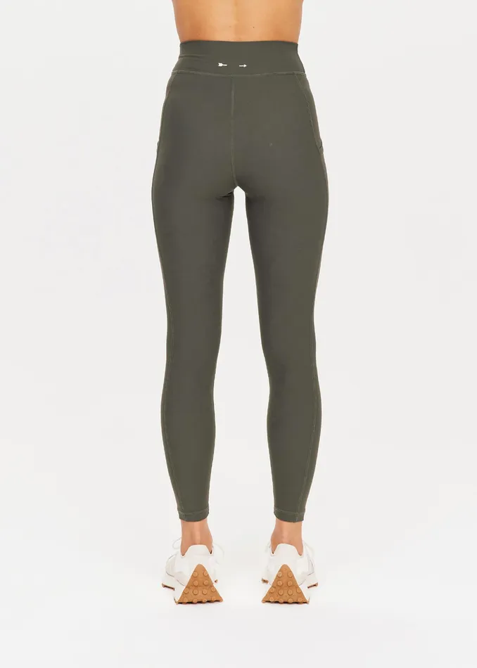 Women PEACHED 25IN PKT MIDI PANT Leggings THE UPSIDE