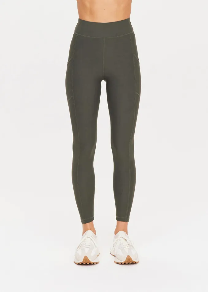 Women PEACHED 25IN PKT MIDI PANT Leggings THE UPSIDE