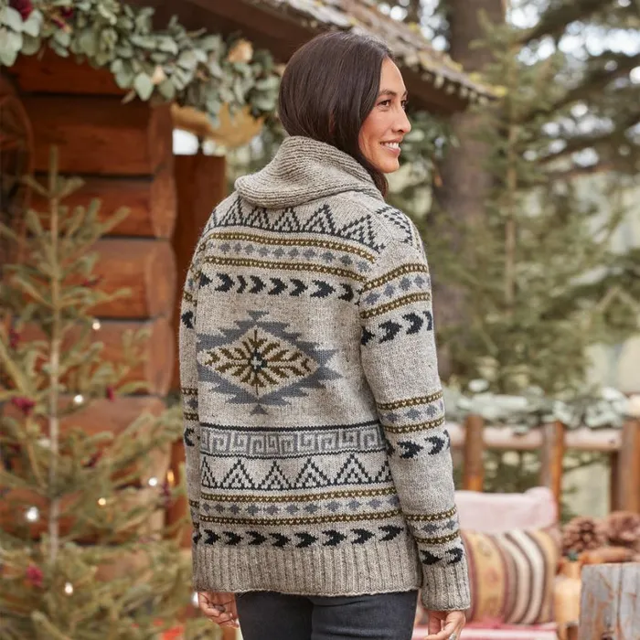 Women Penguins Aplenty Cardigan Light Natural Sundance Catalog Sweaters Women Penguins Aplenty Cardigan Light Natural Sundance Catalog Sweaters