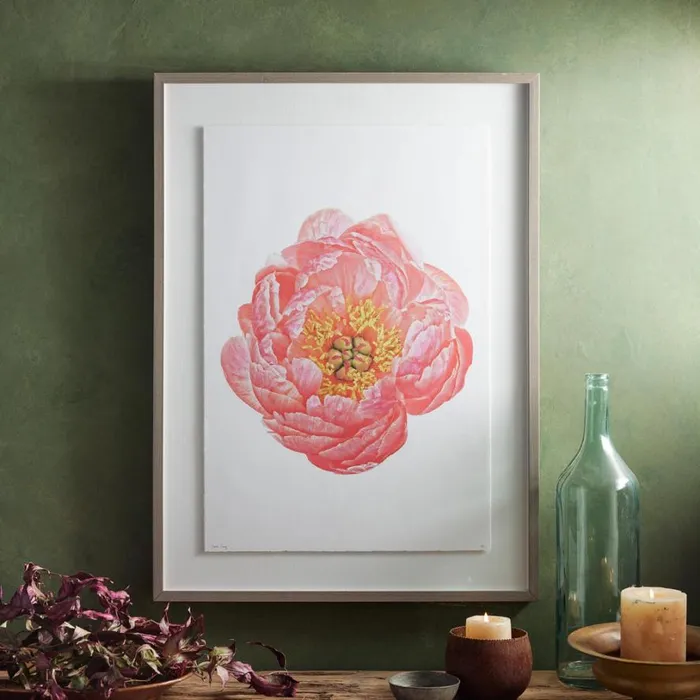Women Peony Studies Prints Coral Sundance Catalog Decor Women Peony Studies Prints Coral Sundance Catalog Decor