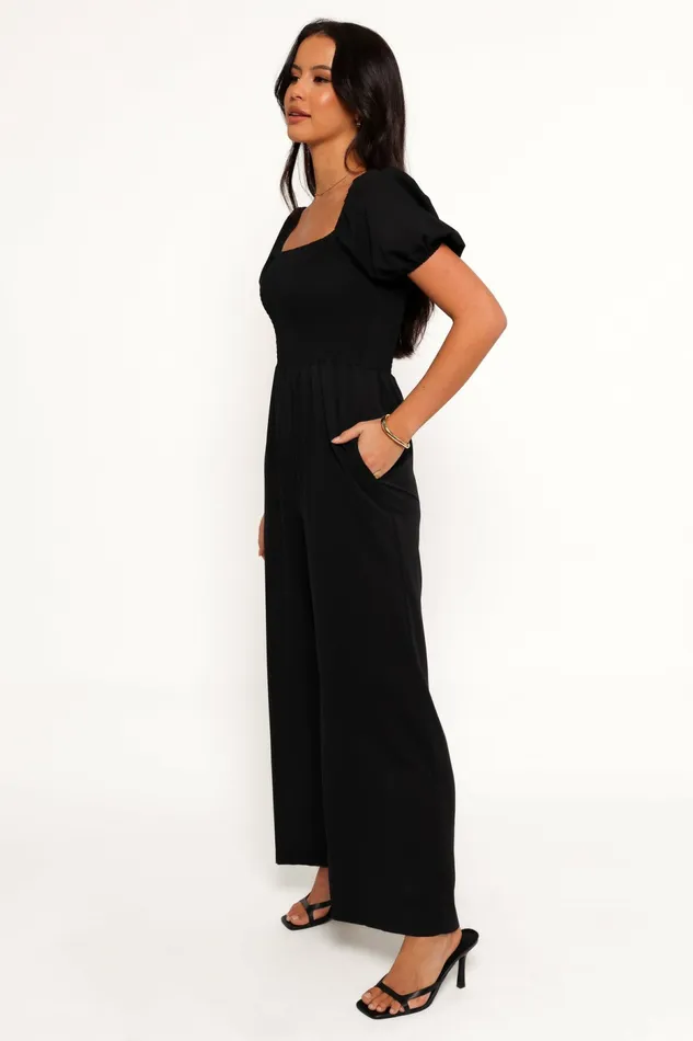 Women Petal and Pup Jolene Jumpsuit Black Jumpsuits and Rompers