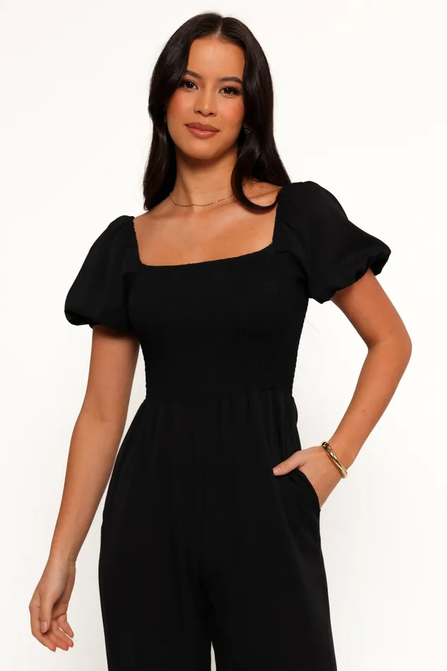 Women Petal and Pup Jolene Jumpsuit Black Jumpsuits and Rompers
