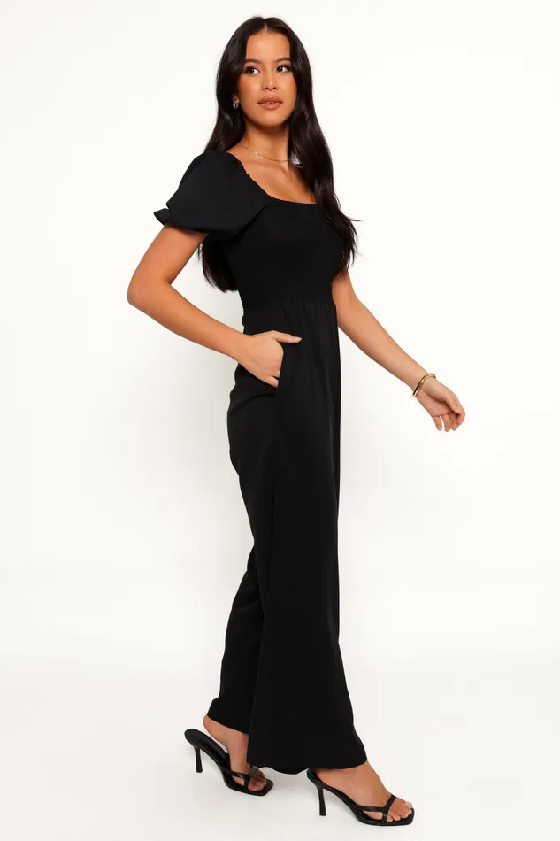 Women Petal and Pup Jolene Jumpsuit Black Jumpsuits and Rompers