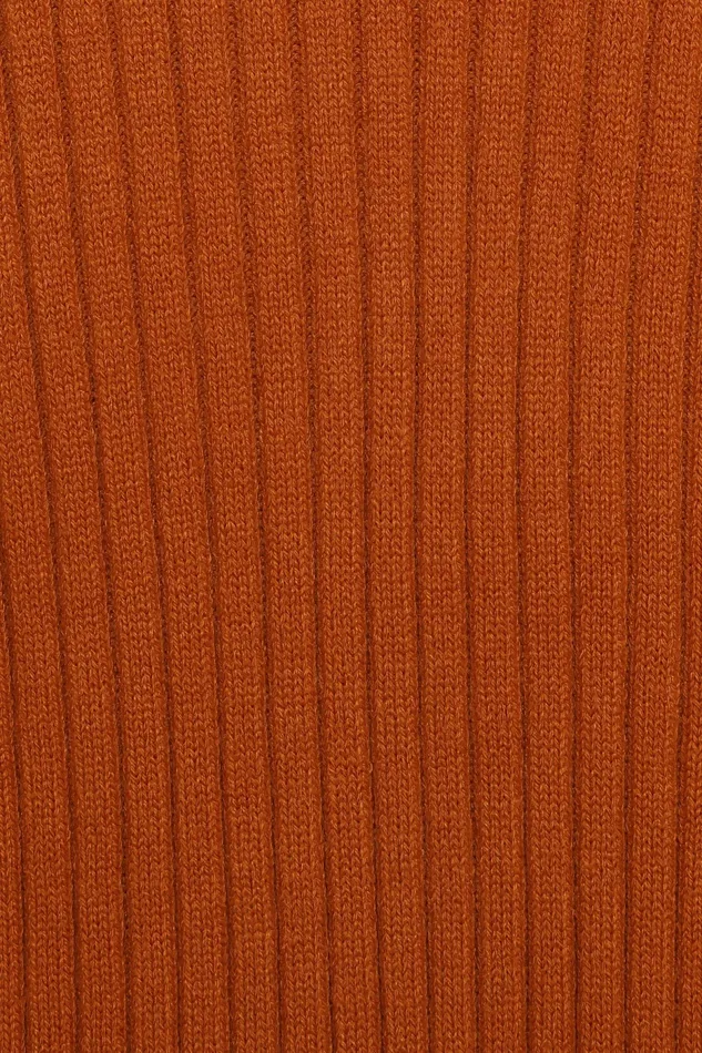 Women Petal and Pup Makenna Long Open Front Cardigan Rust Sweaters