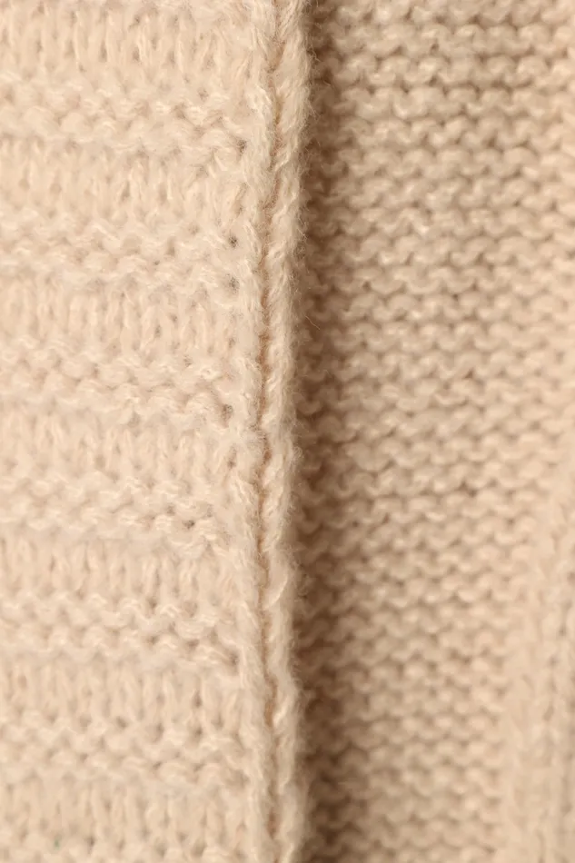 Women Petal and Pup Oaklee Large Knit Back Cardigan Tan Sweaters