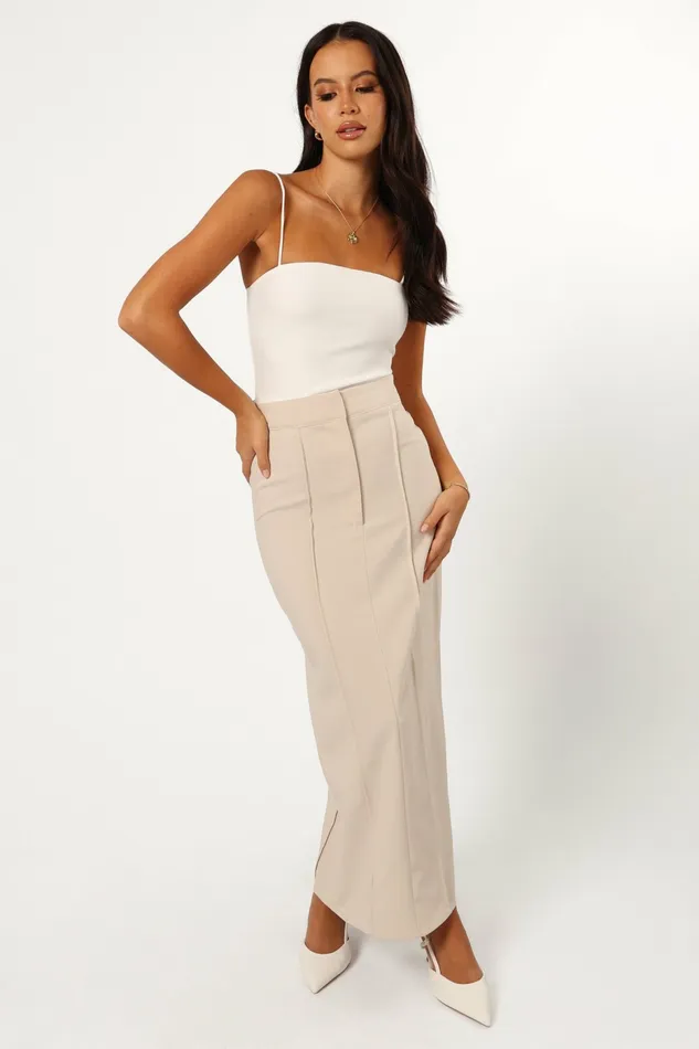 Women Petal and Pup Wynona Skirt Beige Skirts