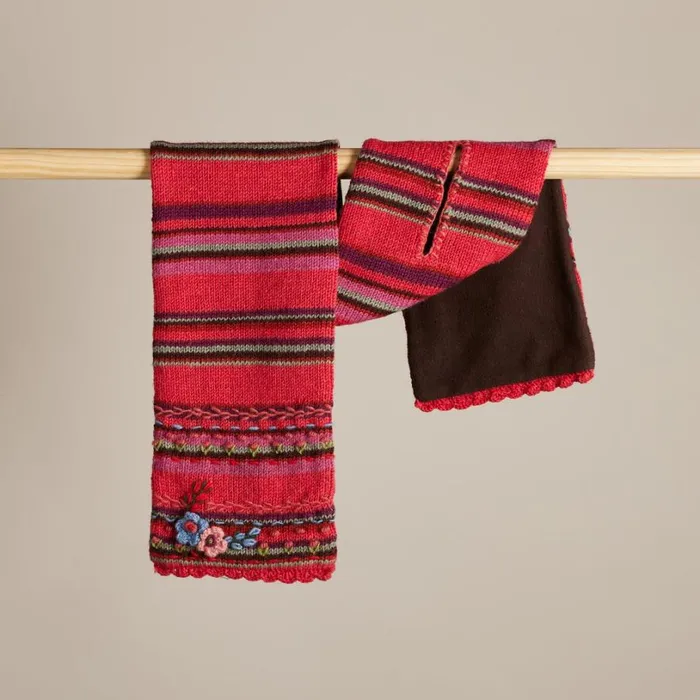 Women Posie Scarf Goji Berry Sundance Catalog Scarves and Gloves