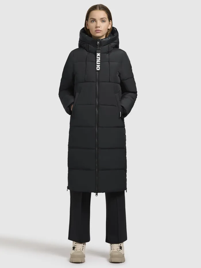 Women Quilted Coats KHUJO Mantel MIRI2 Dunkelgrau Dunkelgrau
