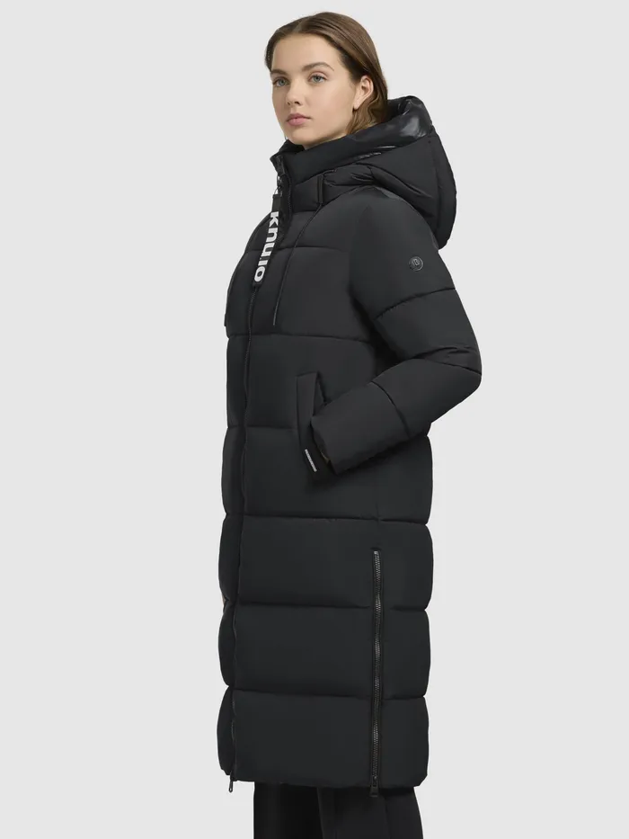 Women Quilted Coats KHUJO Mantel MIRI2 Dunkelgrau Dunkelgrau
