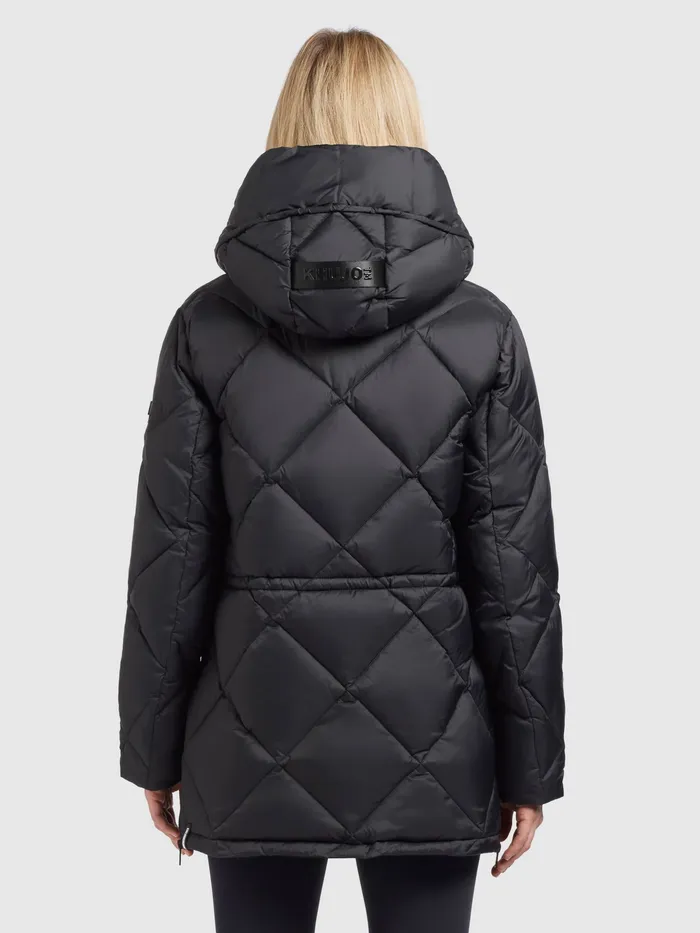 Women Quilted Jackets KHUJO Jacke ZALONA Dunkelgrau Dunkelgrau