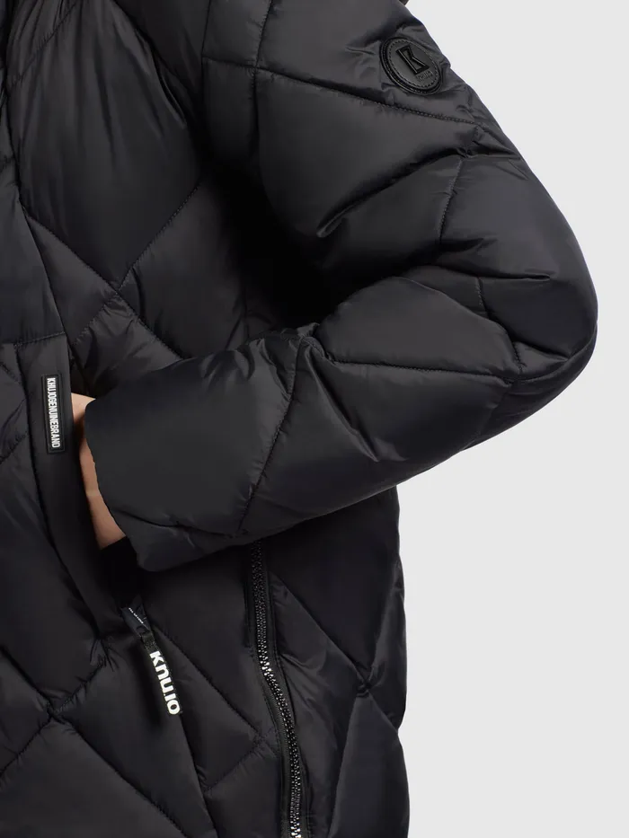 Women Quilted Jackets KHUJO Jacke ZALONA Dunkelgrau Dunkelgrau